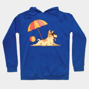 Pool Dog Party Hoodie